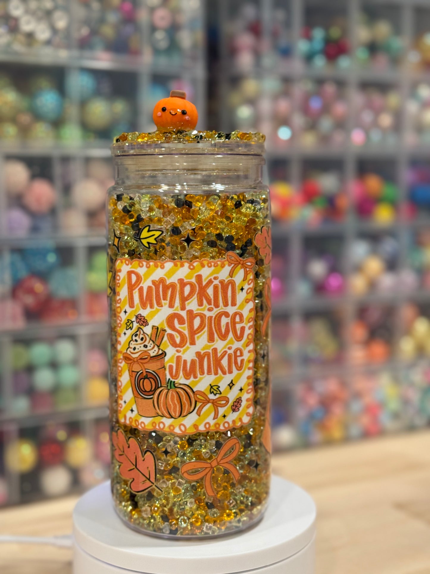 16oz Rhinestone Halloween