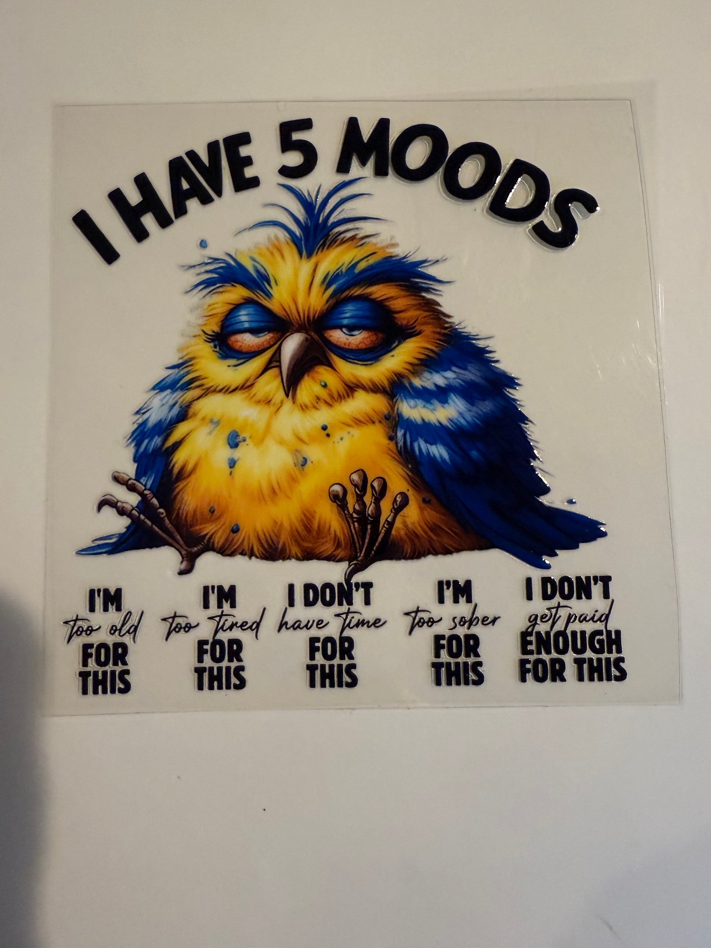 Parrott moods
