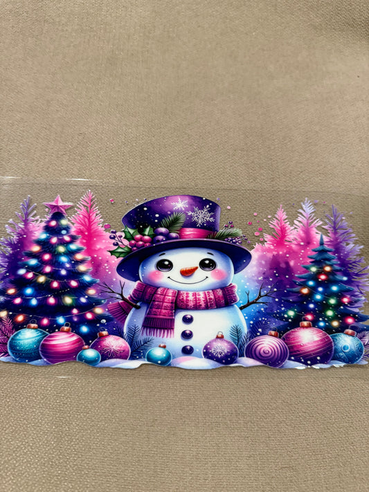 Purple Snowman