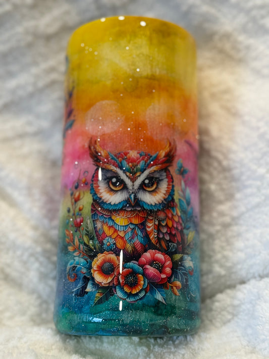 30oz Fatty Rainbow Owls