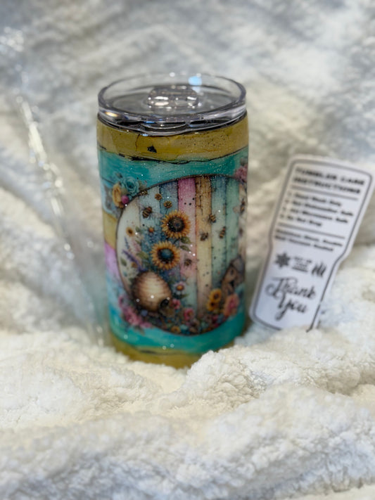 10oz slim Bee Hive