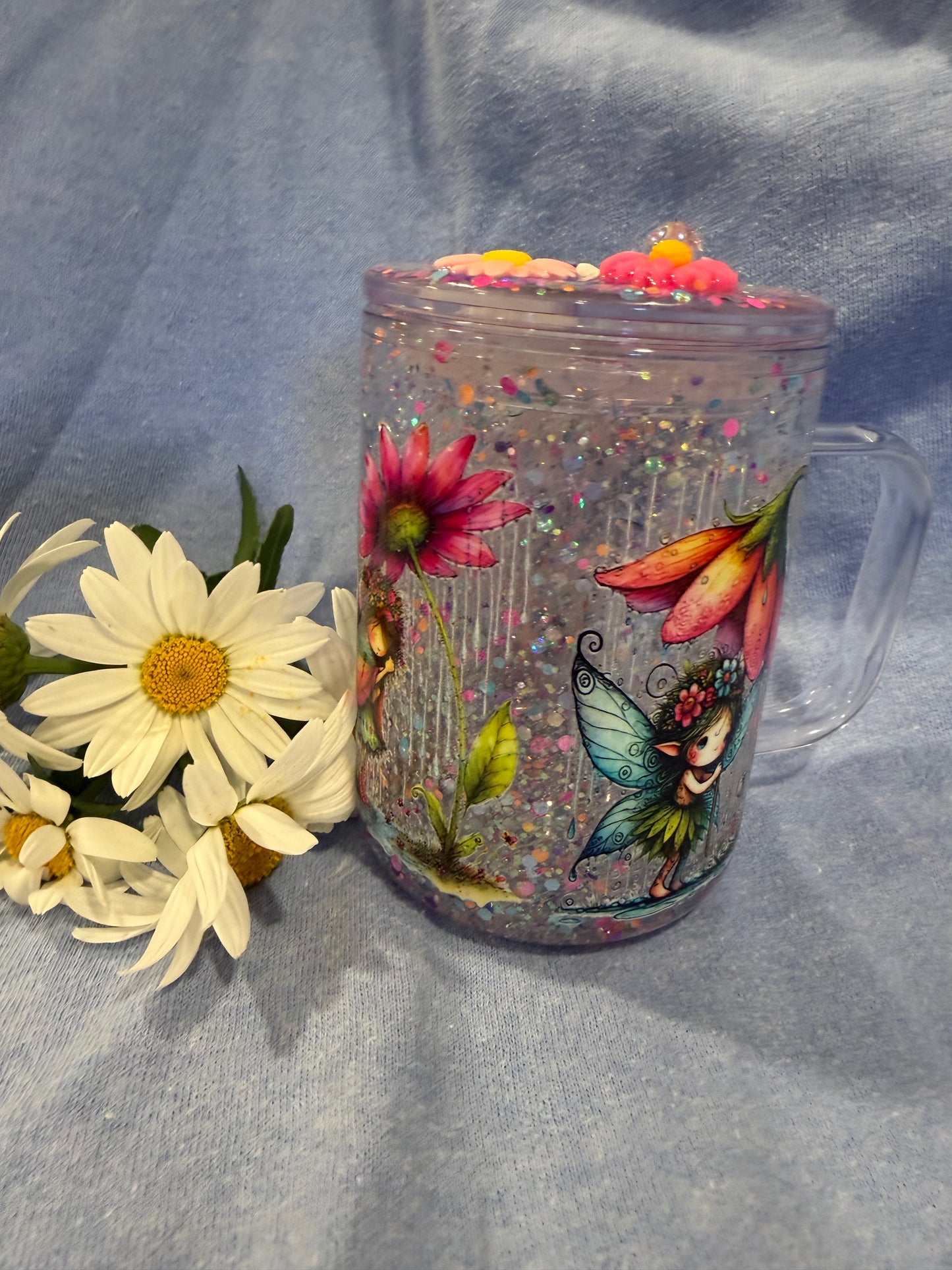 10 oz Glitter Globe