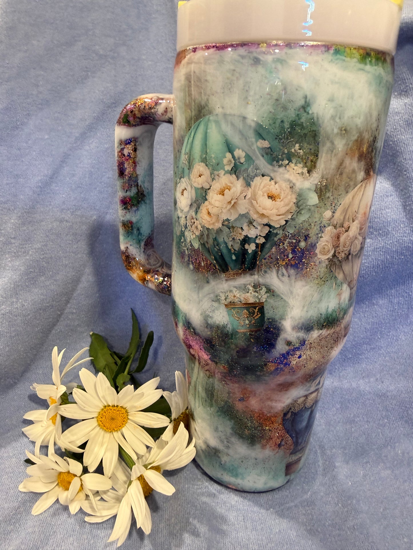 30 oz w/handle Hot air balloon