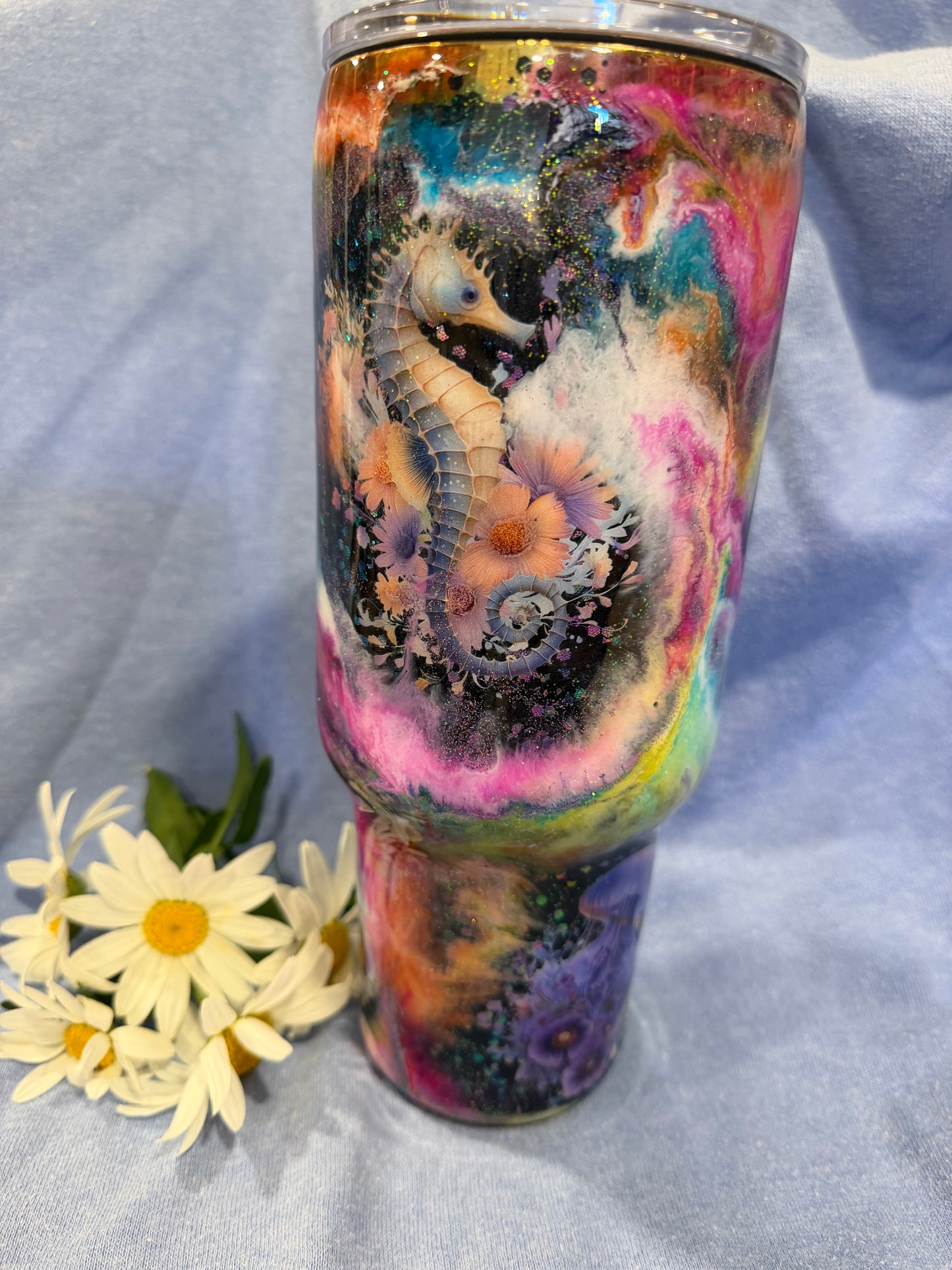 40 oz Rainbow Sea Animals