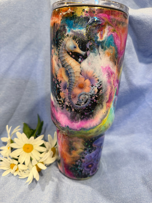 40 oz Rainbow Sea Animals