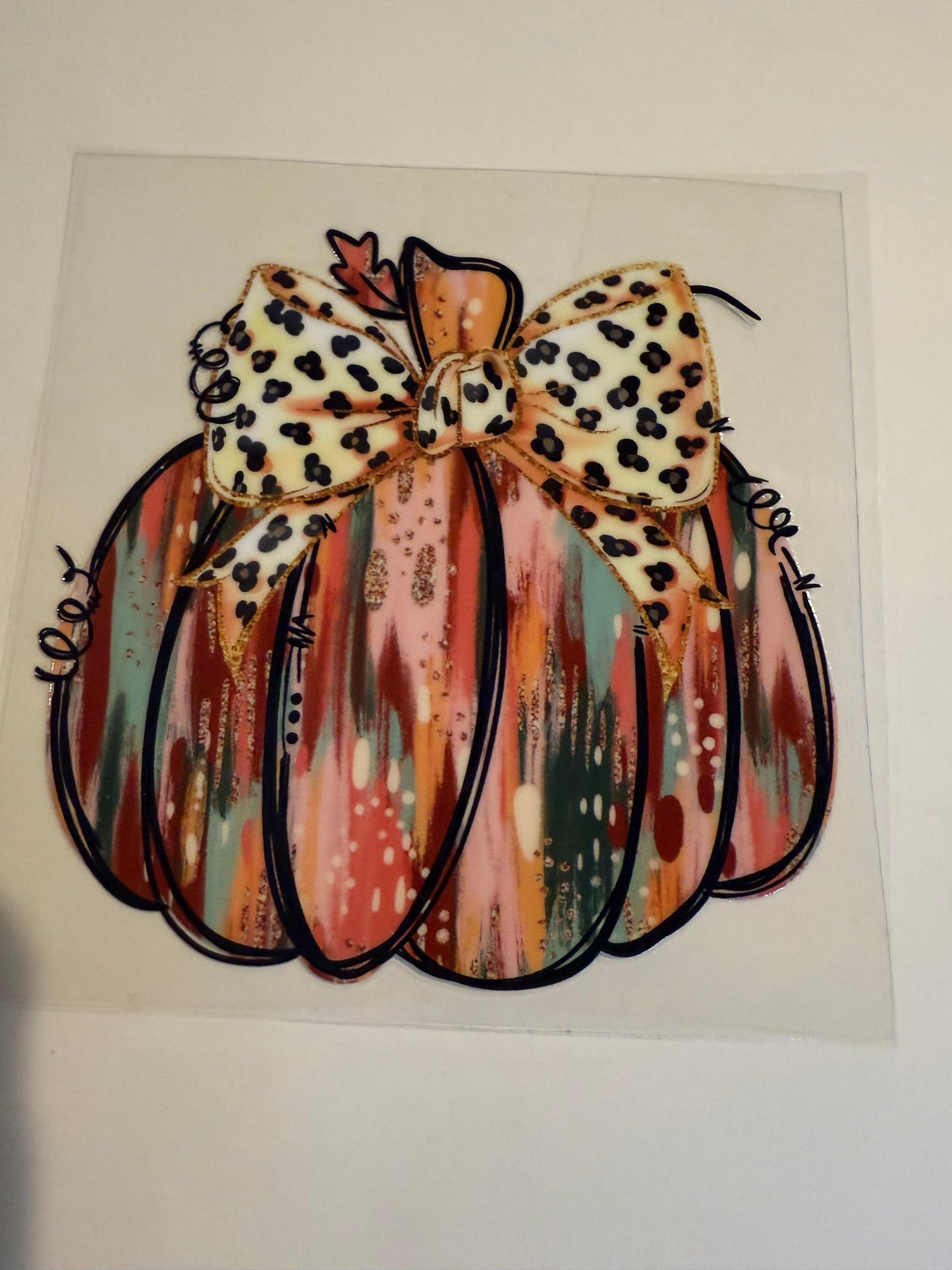 Pumpkin Decal 3x5