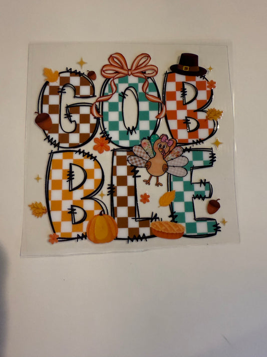 Gobble 3X5 Decal