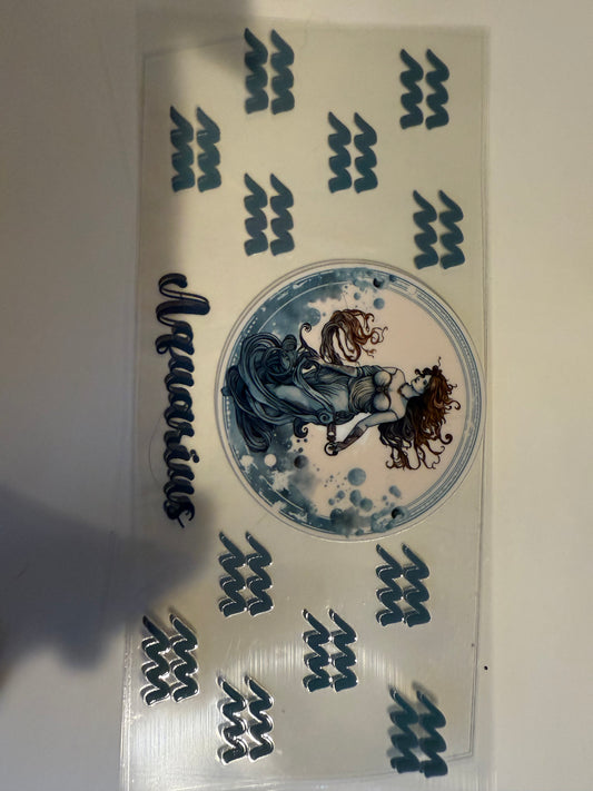 Astrological sign decal 16 oz can