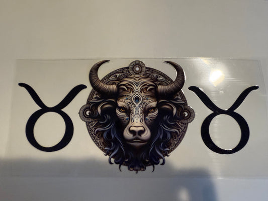 Astrological sign decal 16 oz can