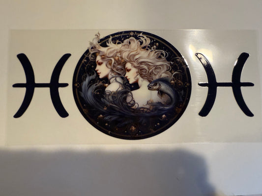 Astrological sign decal 16 oz can
