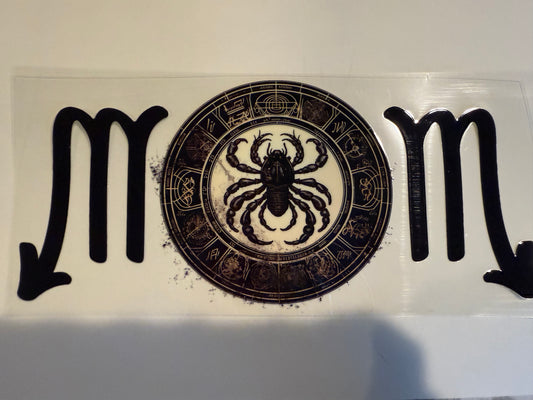 Astrological sign decal 16 oz can