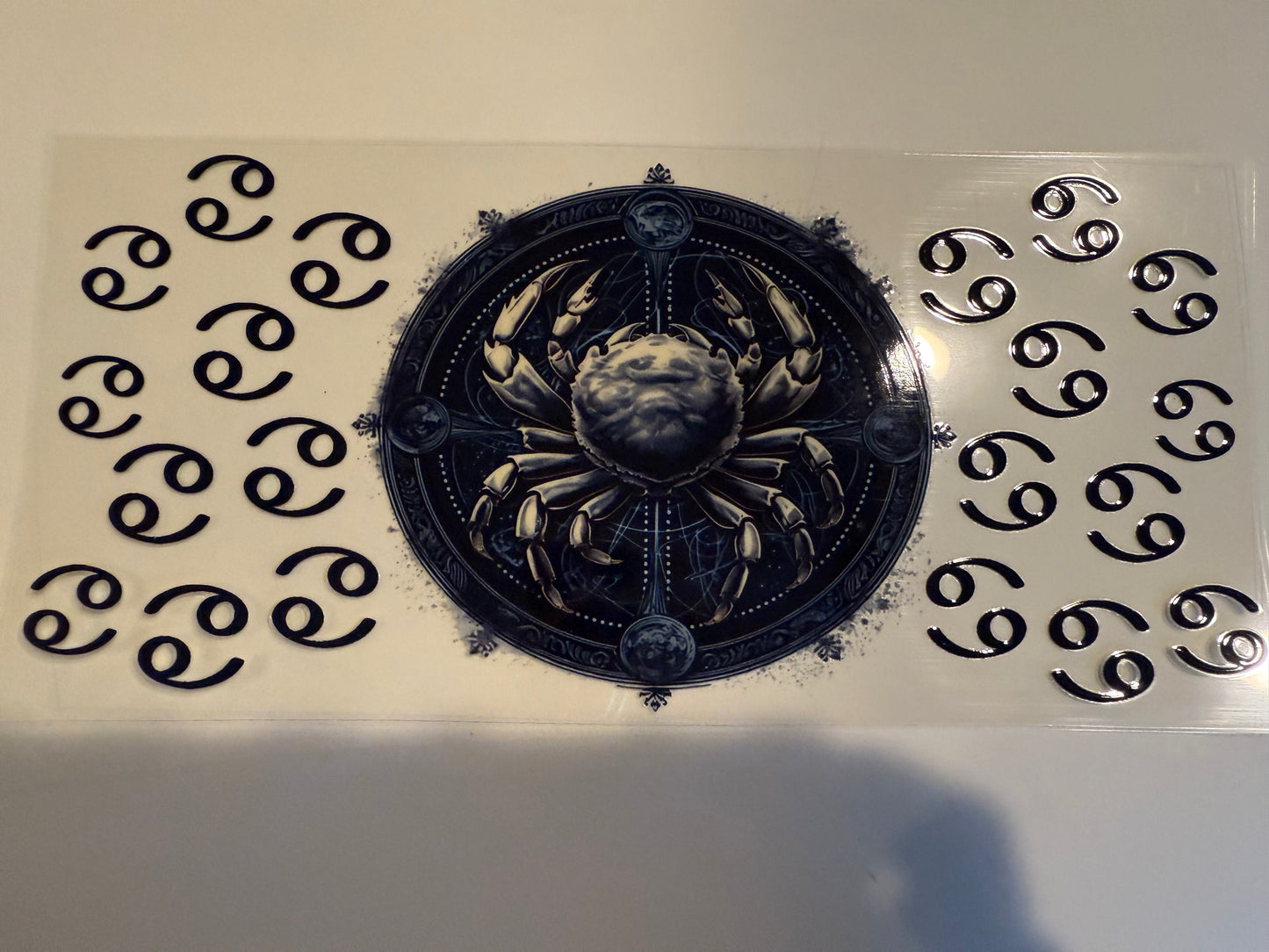 Astrological sign decal 16 oz can