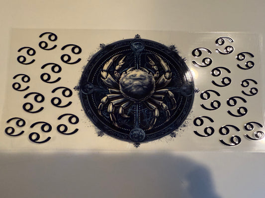Astrological sign decal 16 oz can