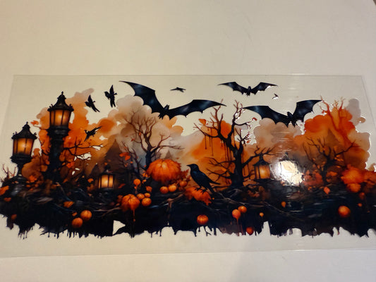 16 oz can decal October Holiday