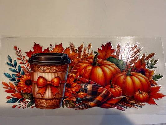 16 oz can decal October Holiday