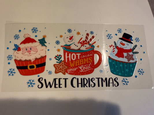 16 oz can decal Holiday
