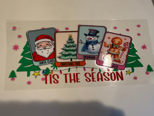 16 oz can decal Holiday