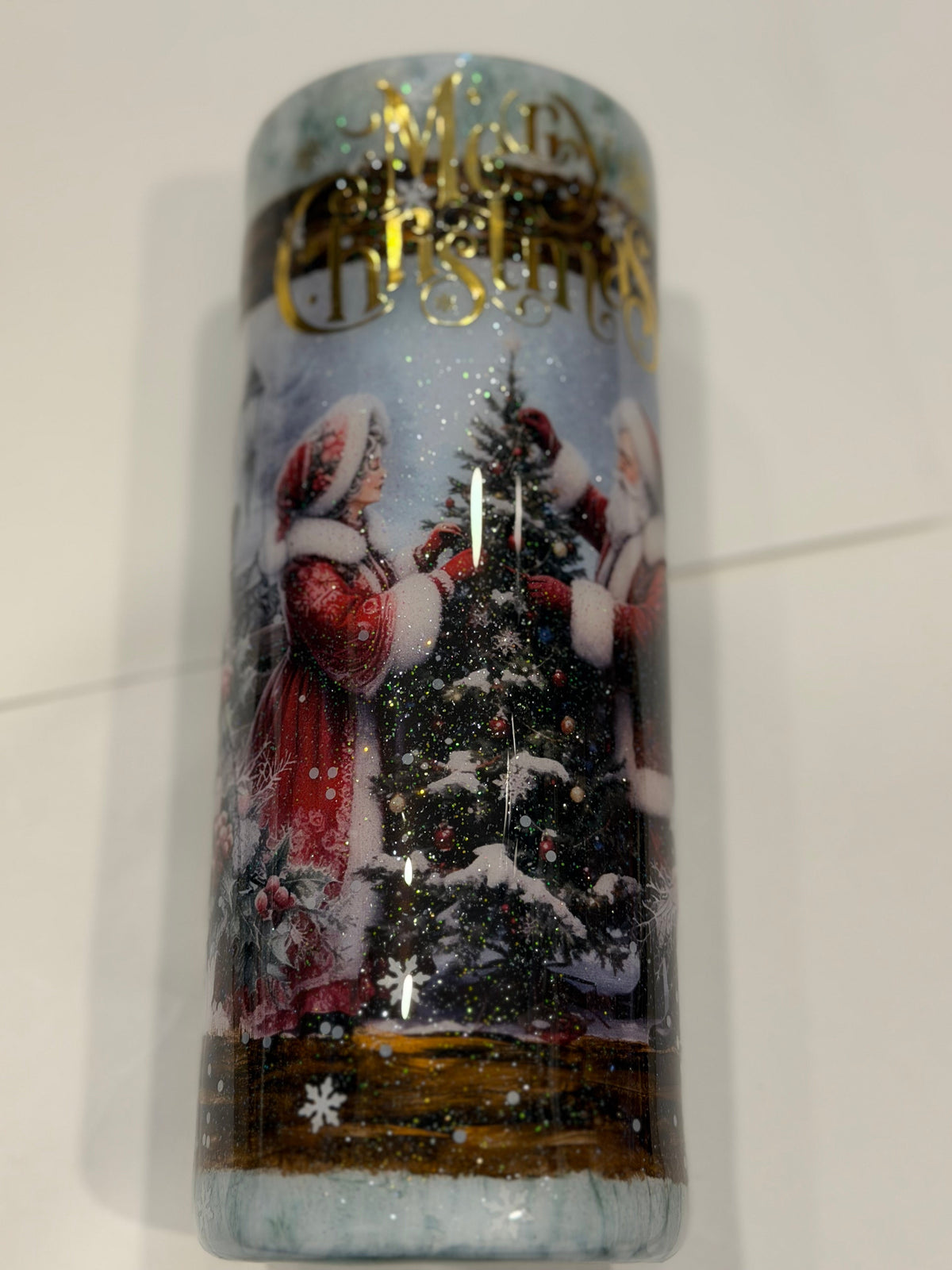 XMAS 30 oz Framed picture