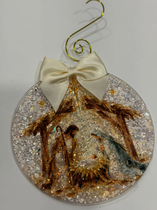 Manger ornament