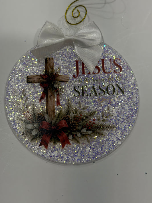 Jesus Season Ornament